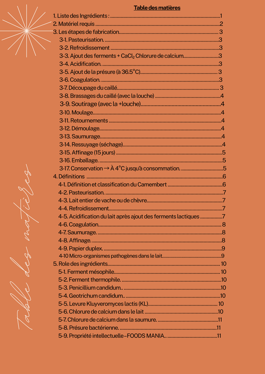 Recette camembert livre PDF