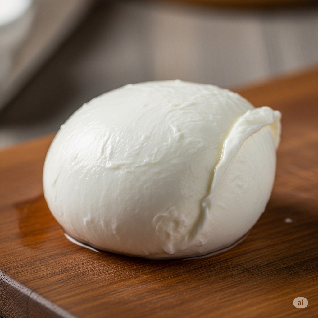 Fromage Mozzarella outils et ingrédients
