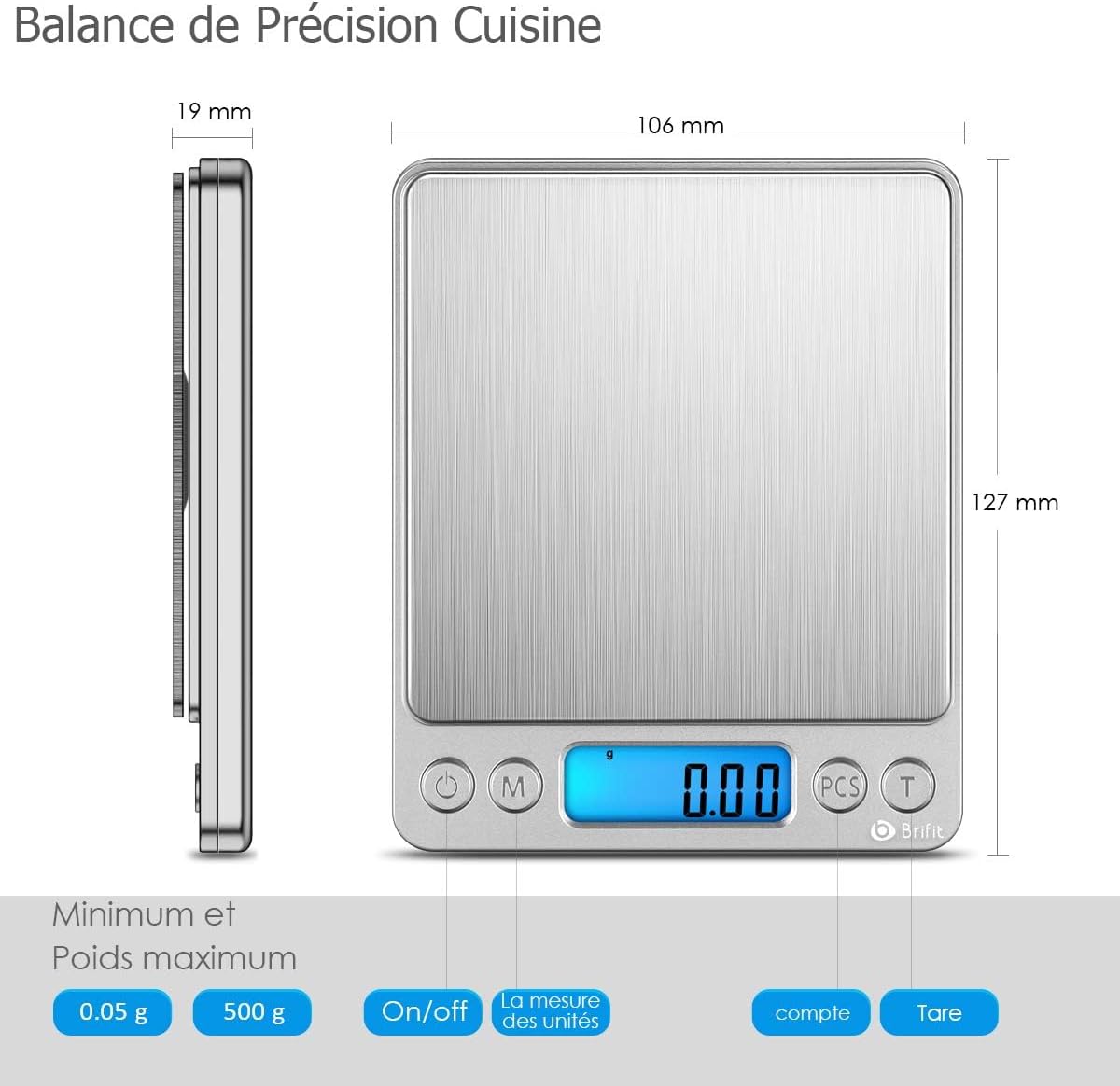 Balance de Précision Grand Format