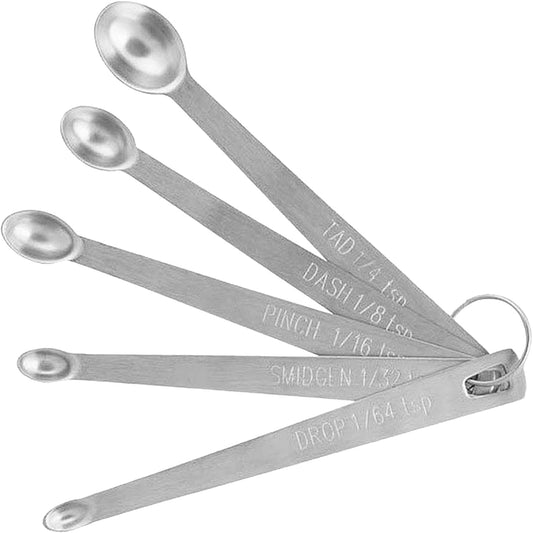 Set de 5 Cuillères Doseuses en Inox