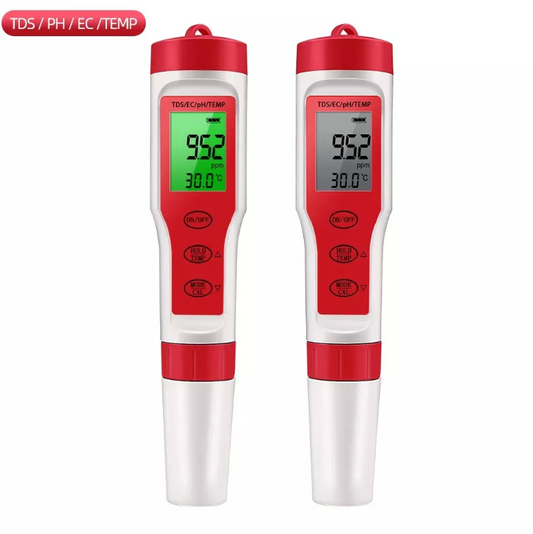 PH Mètre 4 en 1 Numérique TDS EC Température Testeur