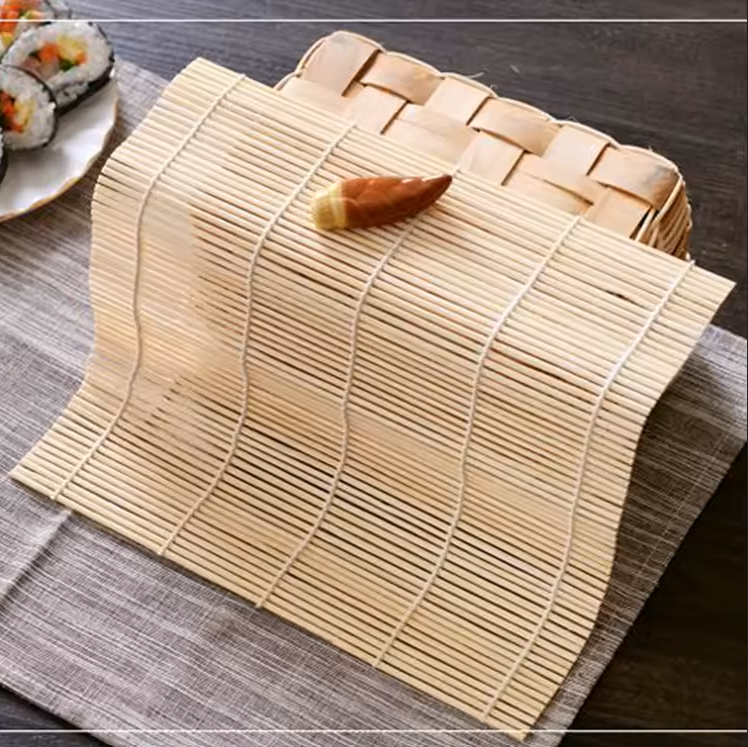 Ensemble de Sushi en Bambou – 24 x 24 cm