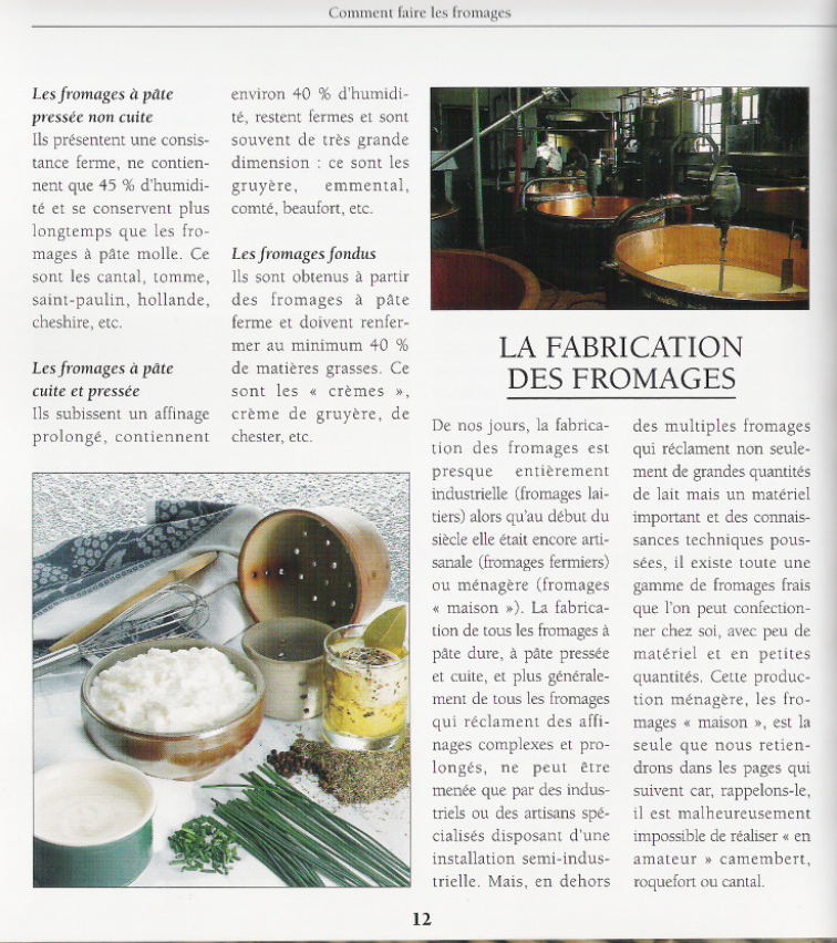 Comment faire les fromages  livre PDF