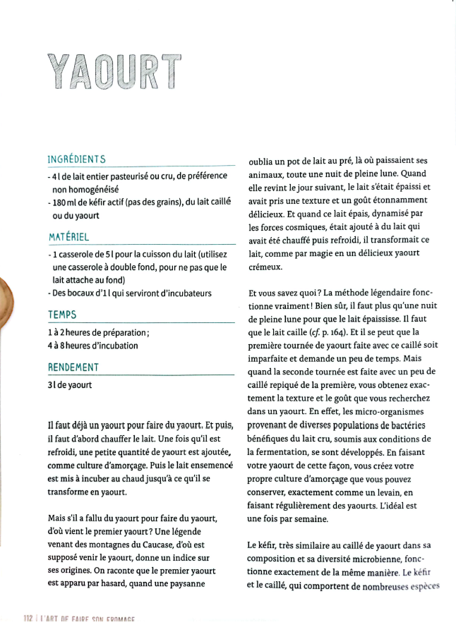 L'art de faire son fromage livre PDF